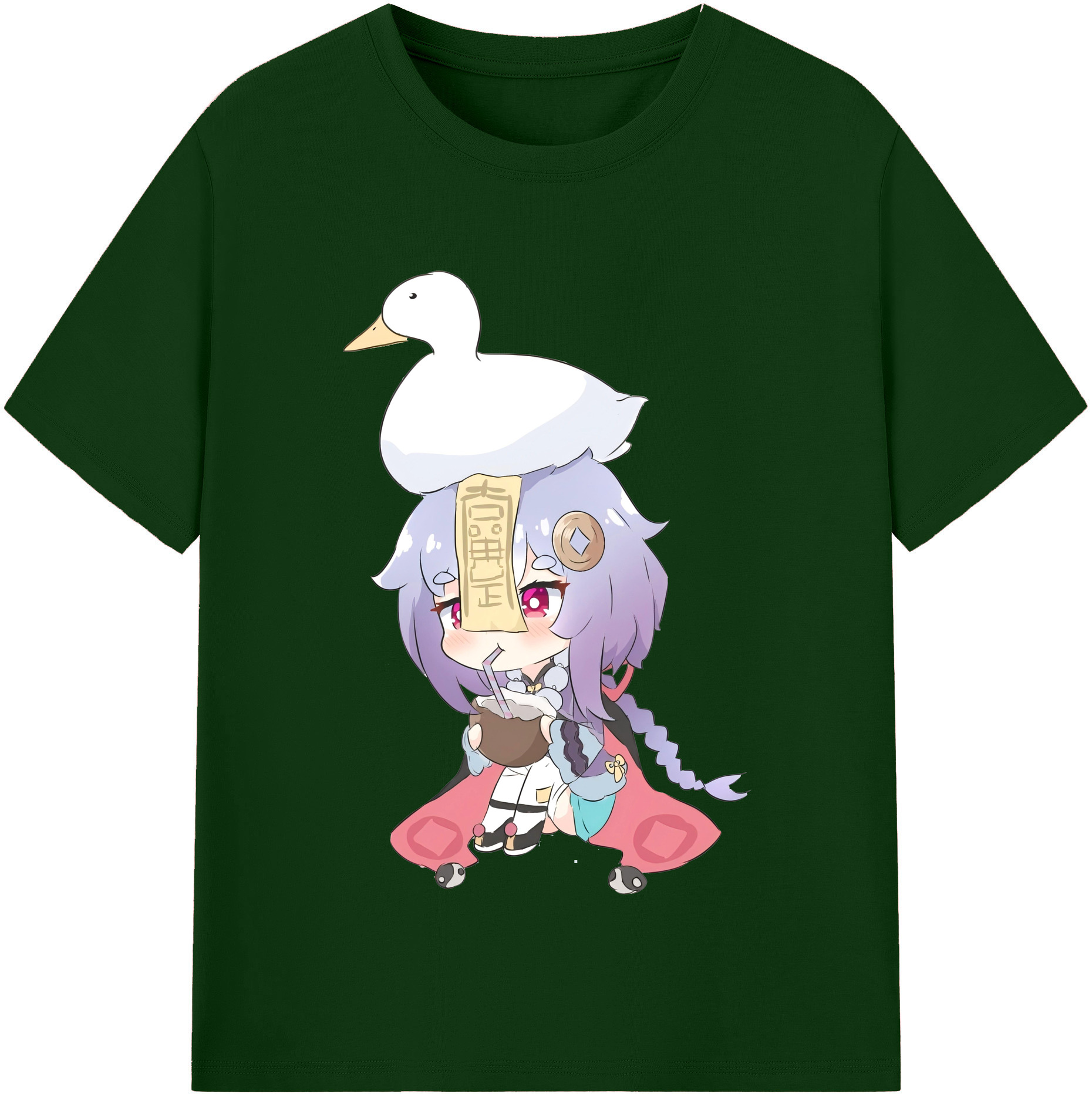 げんし神 七七 なな  genshin Nana 綿100％半袖Tシャツ（フロントプリント）